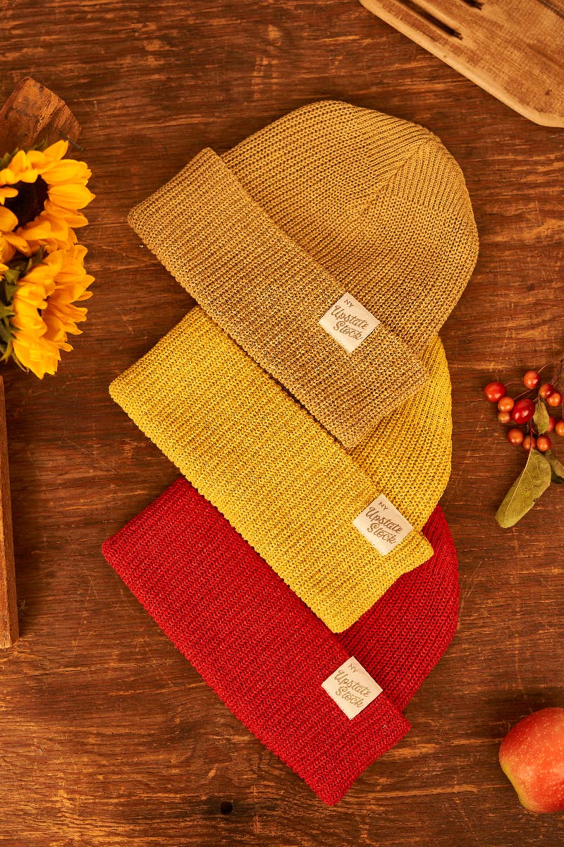 Upstate Stock Sunflower Upcycled Cotton Watchcap