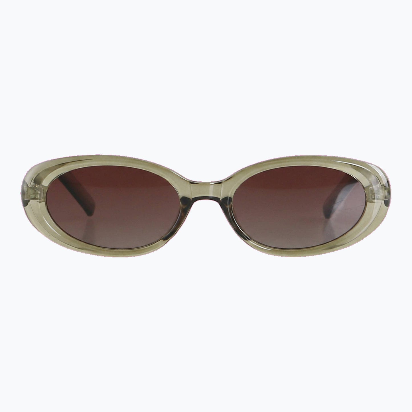 Scarlet by Jaxy - Vintage Polarized Oval Cat-Eye Sunglasses