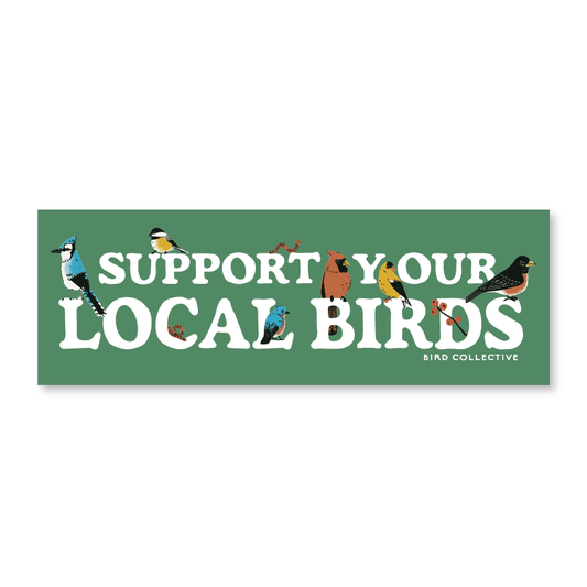 bird collective - Backyard Birds Bumper Sticker