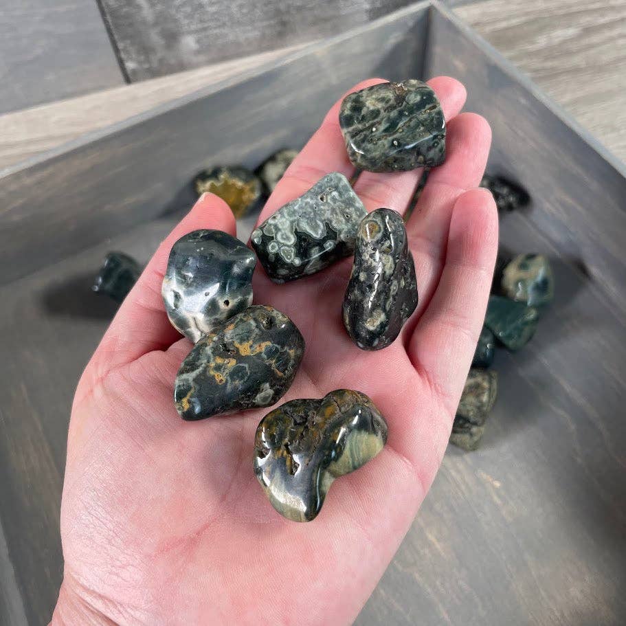 Keystone Crystals - Ocean Jasper Tumbled Stones