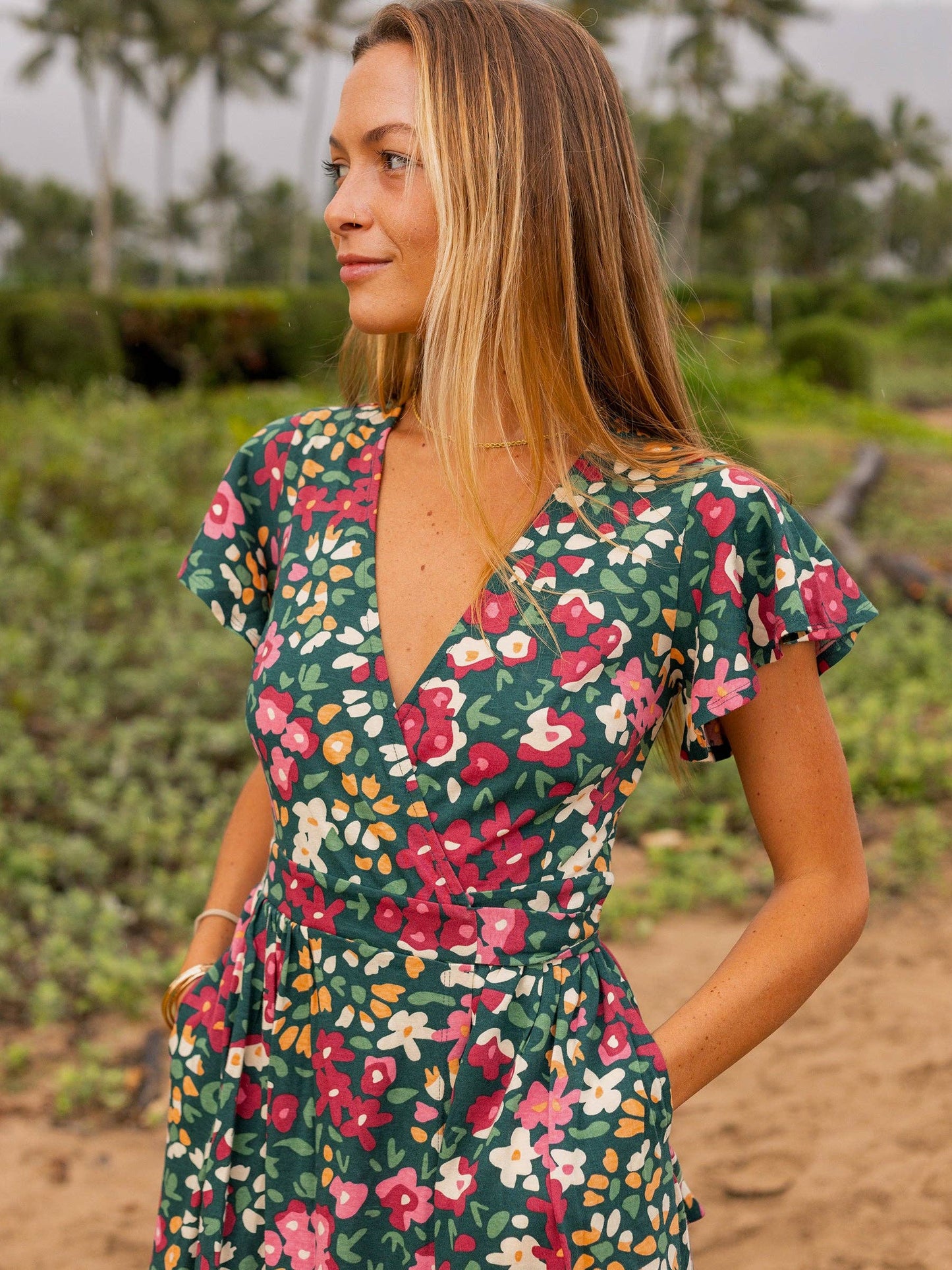 Happy Earth - Isla Dress | Wildflowers