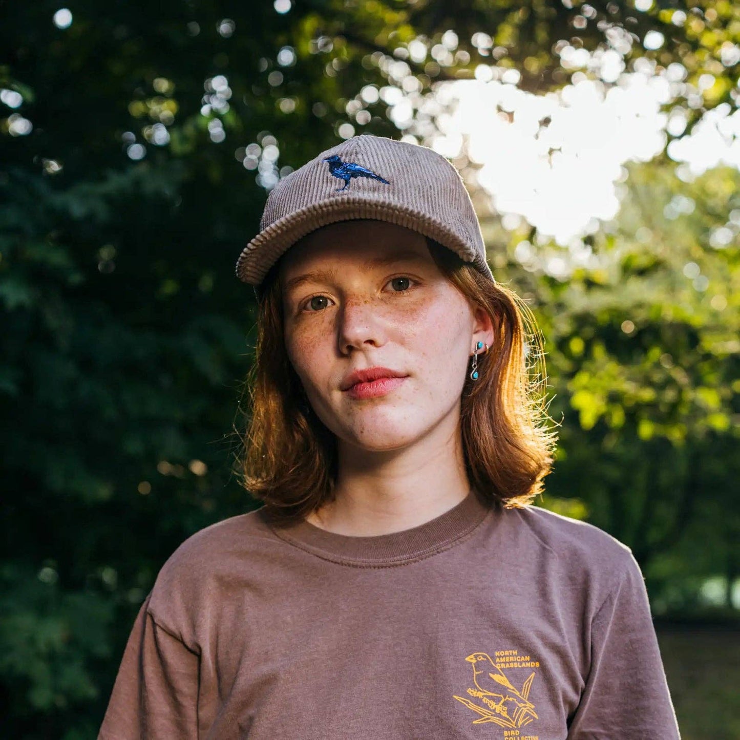 bird collective - Common Raven Corduroy Hat