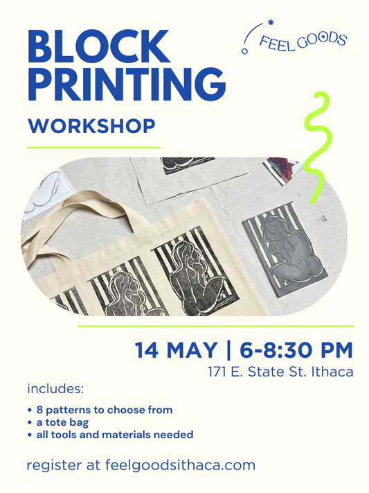 May 14th DIY Block Printing Workshop