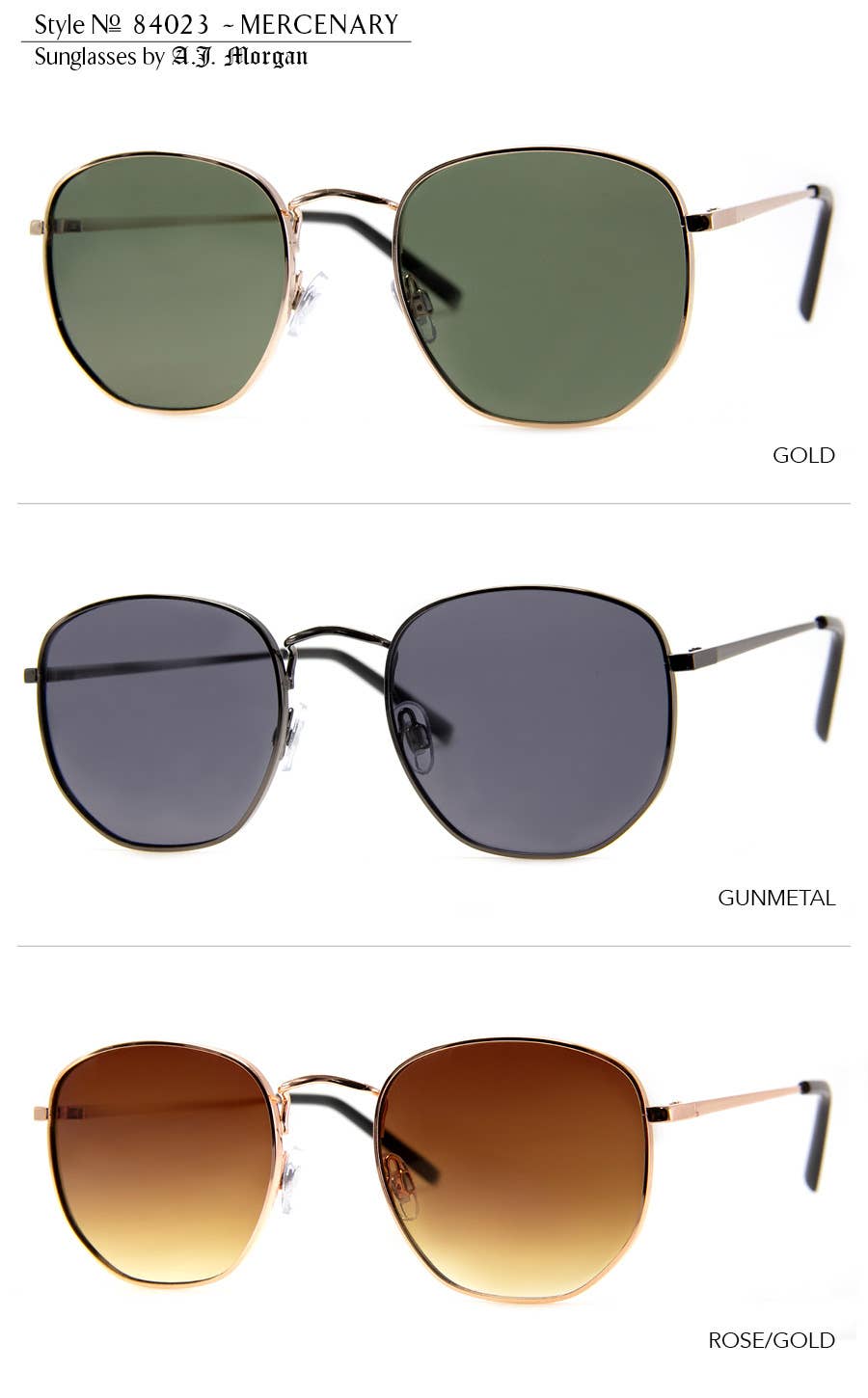 AJ Morgan - Mercenary - Sunglasses