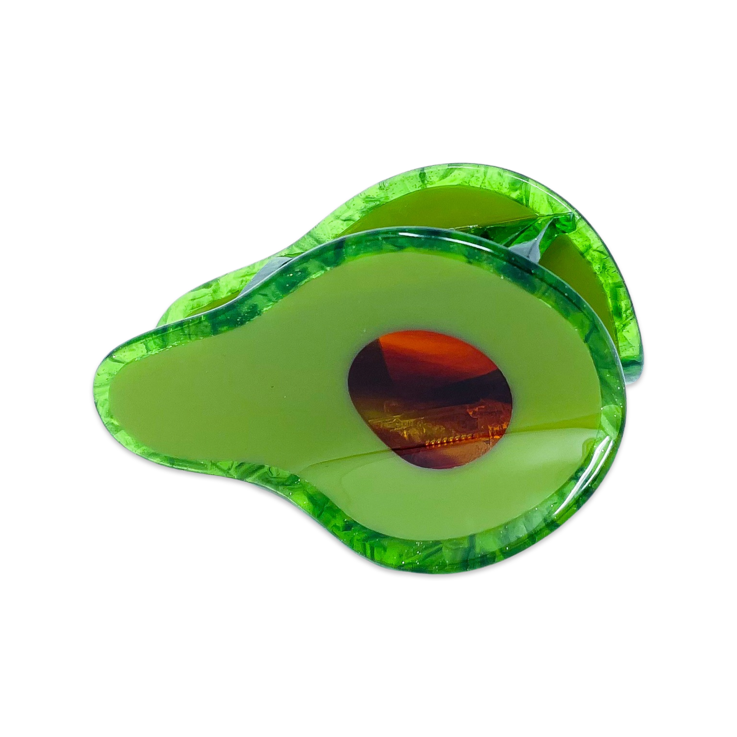 Jenny Lemons Midi Avocado Hair Claw Clip