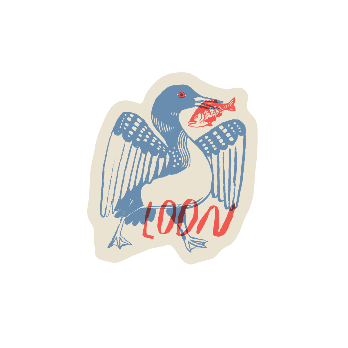 BIrd Collective - Loon Sticker