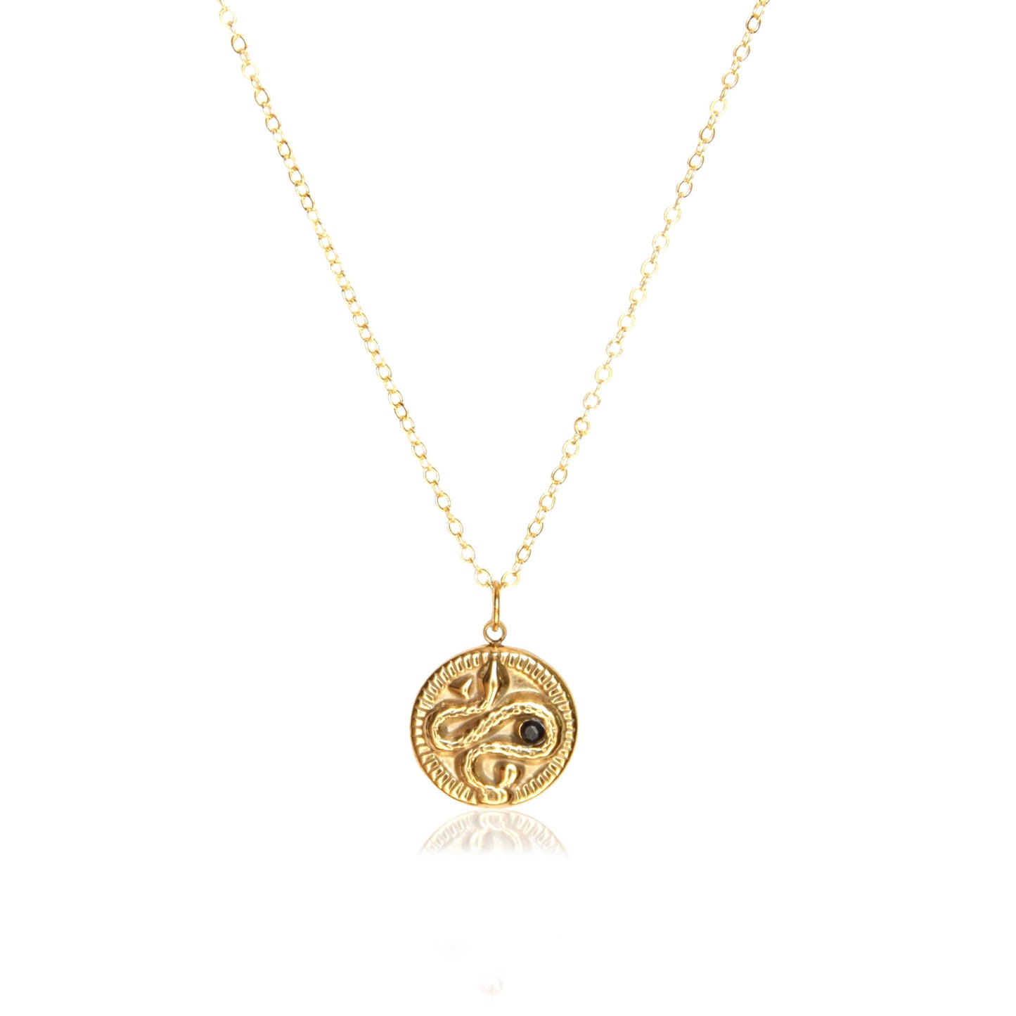Sunday Girl |  New Snake  Coin Pendant