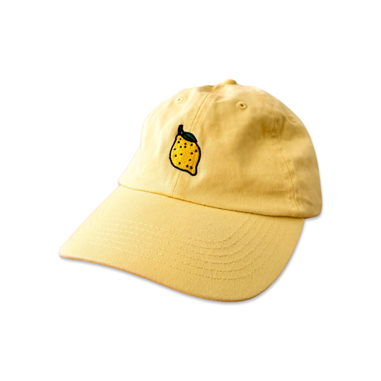 Lemon Embroidered Hat