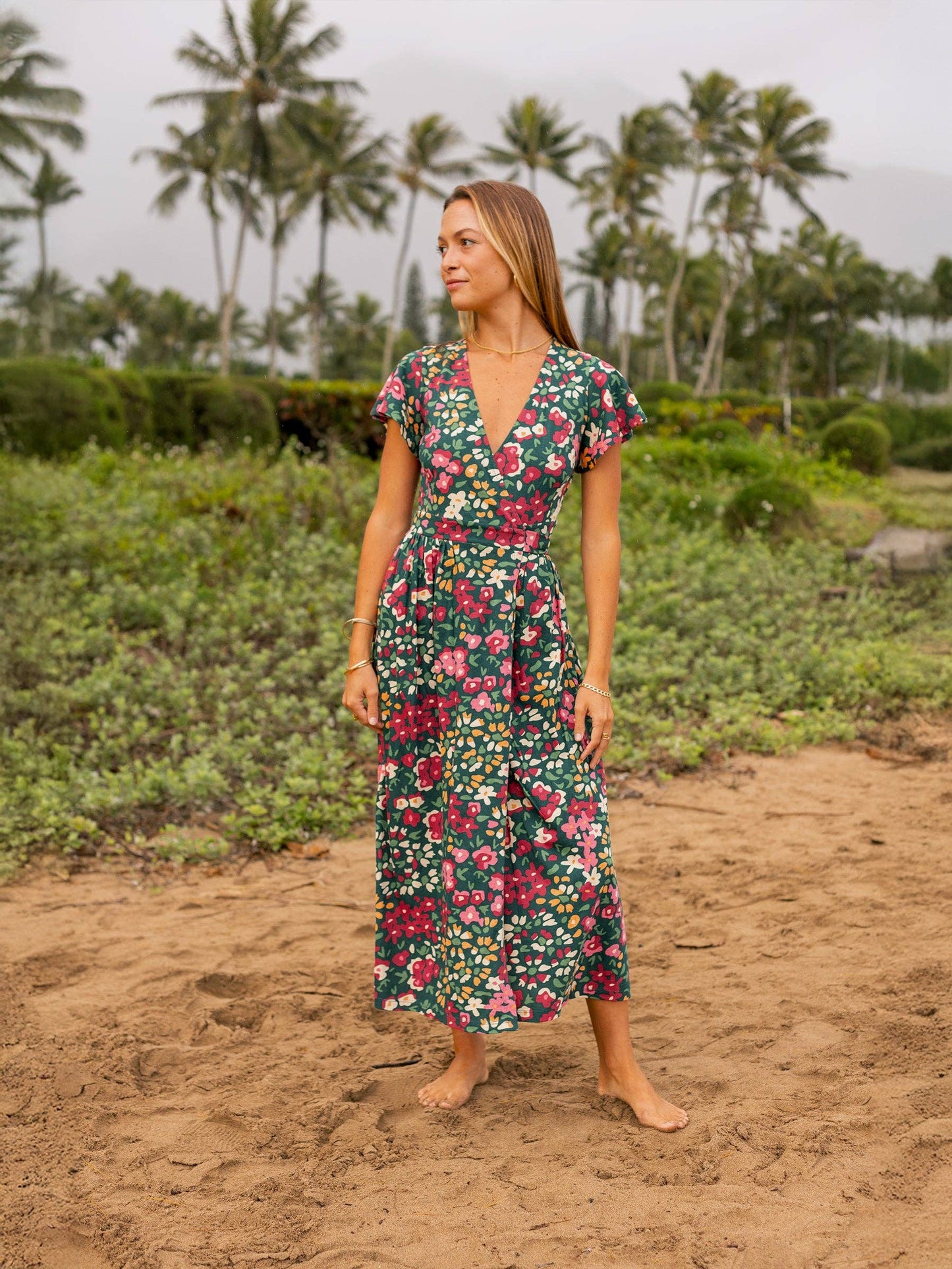 Happy Earth - Isla Dress | Wildflowers