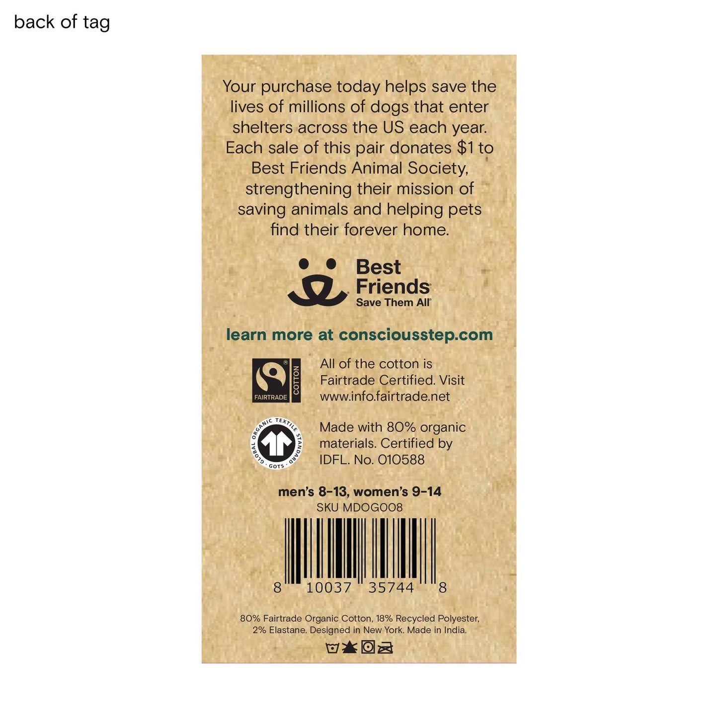 Conscious Step Socks that Save Dogs (Blue Dogs)