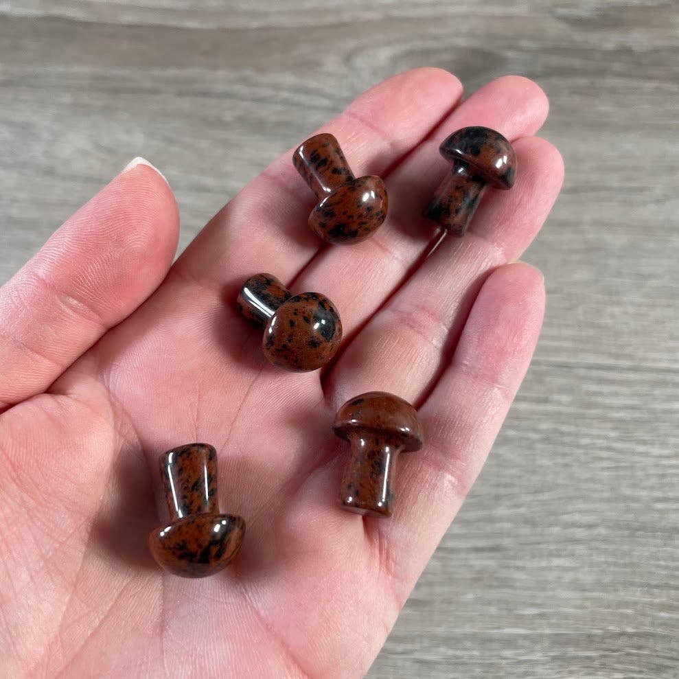 Small Gemstone Mushrooms
