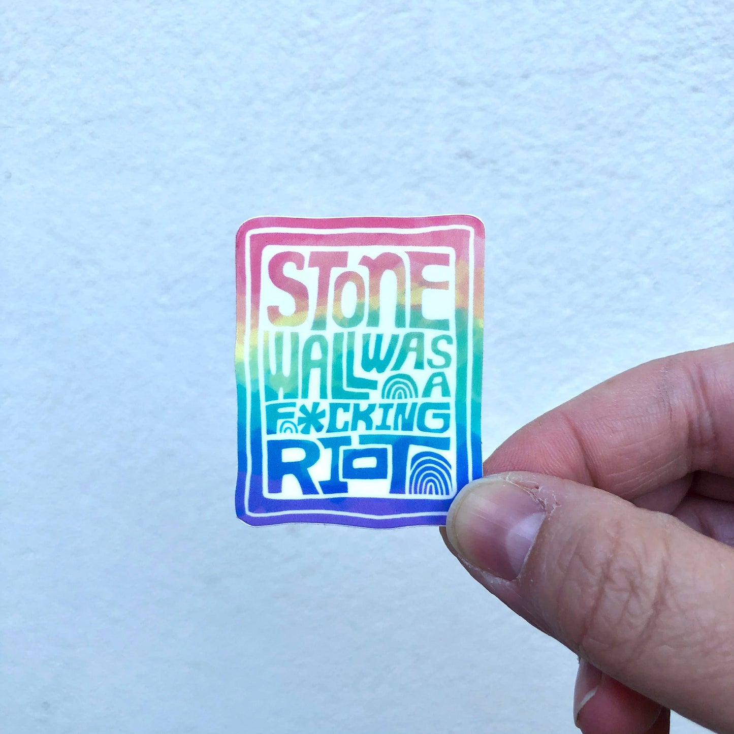 Stonewall Was A F*cking Riot Vinyl Sticker