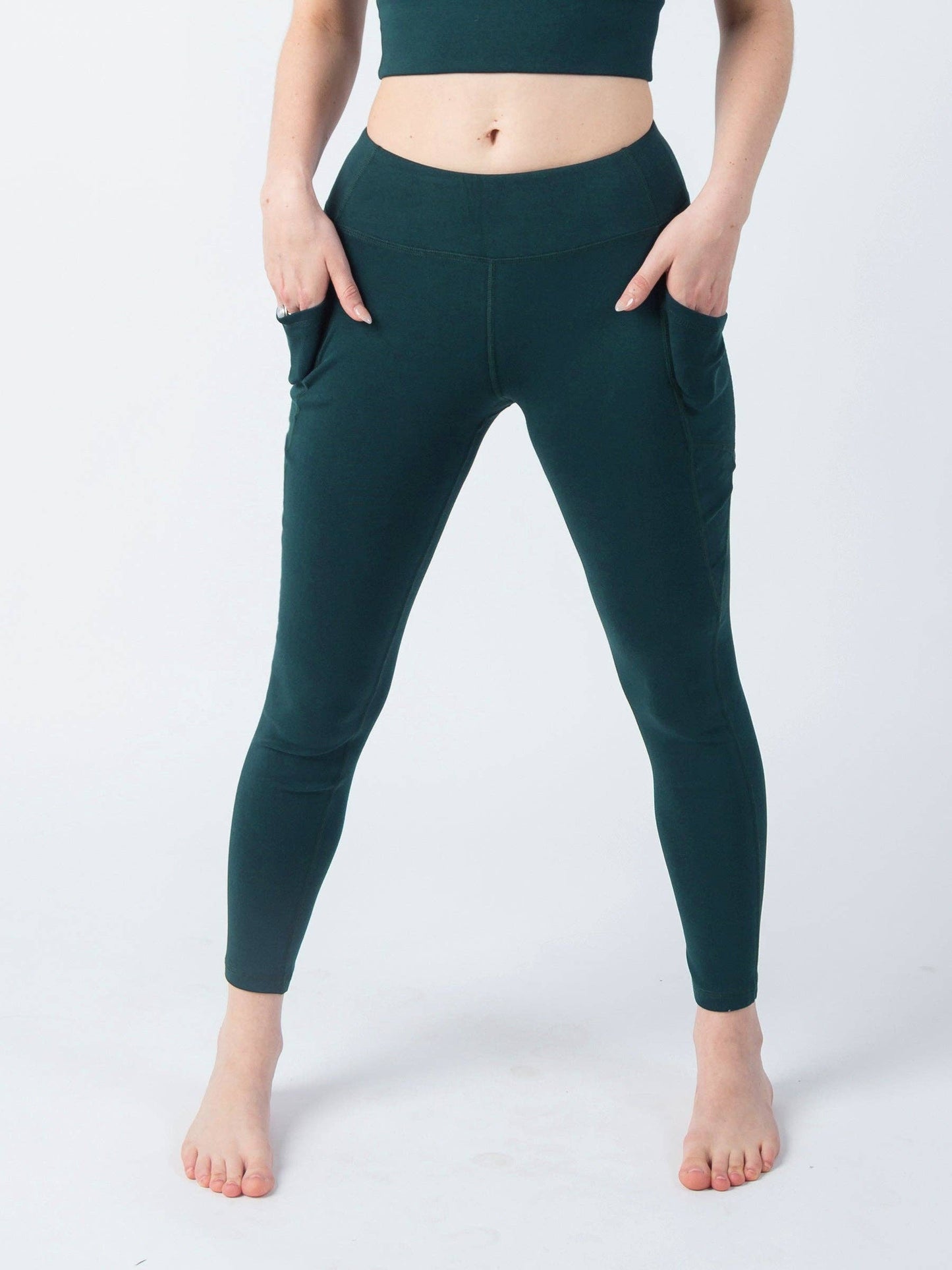 Happy Earth PlantTec™ Organic Leggings | Teal