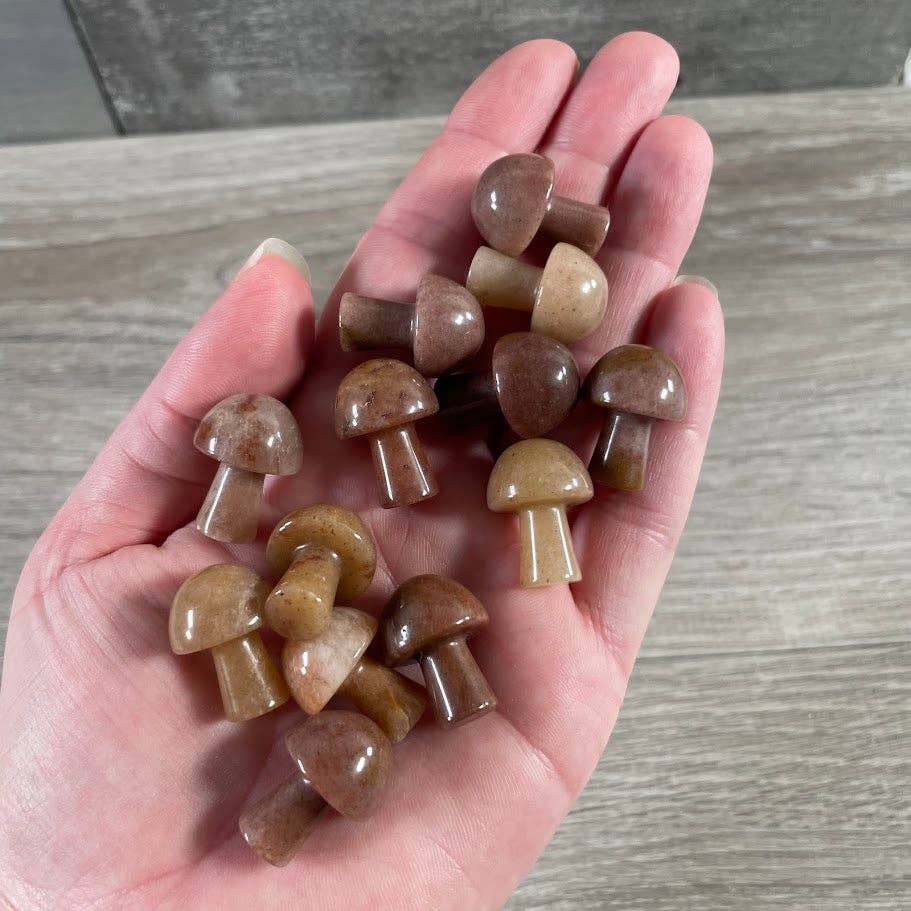 Small Gemstone Mushrooms
