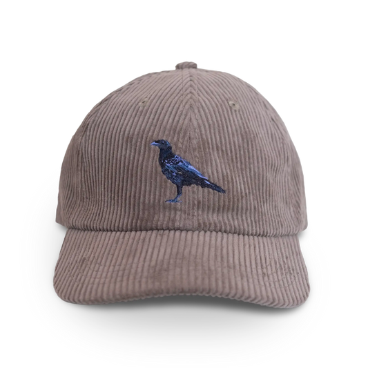bird collective - Common Raven Corduroy Hat
