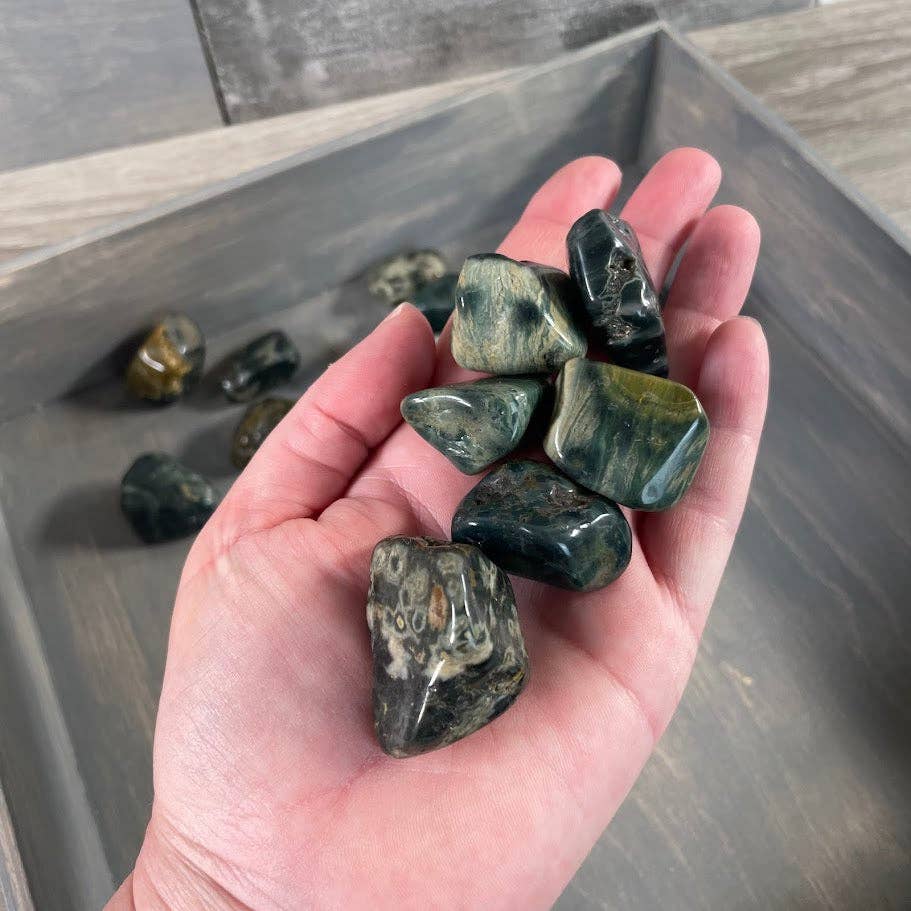 Keystone Crystals - Ocean Jasper Tumbled Stones