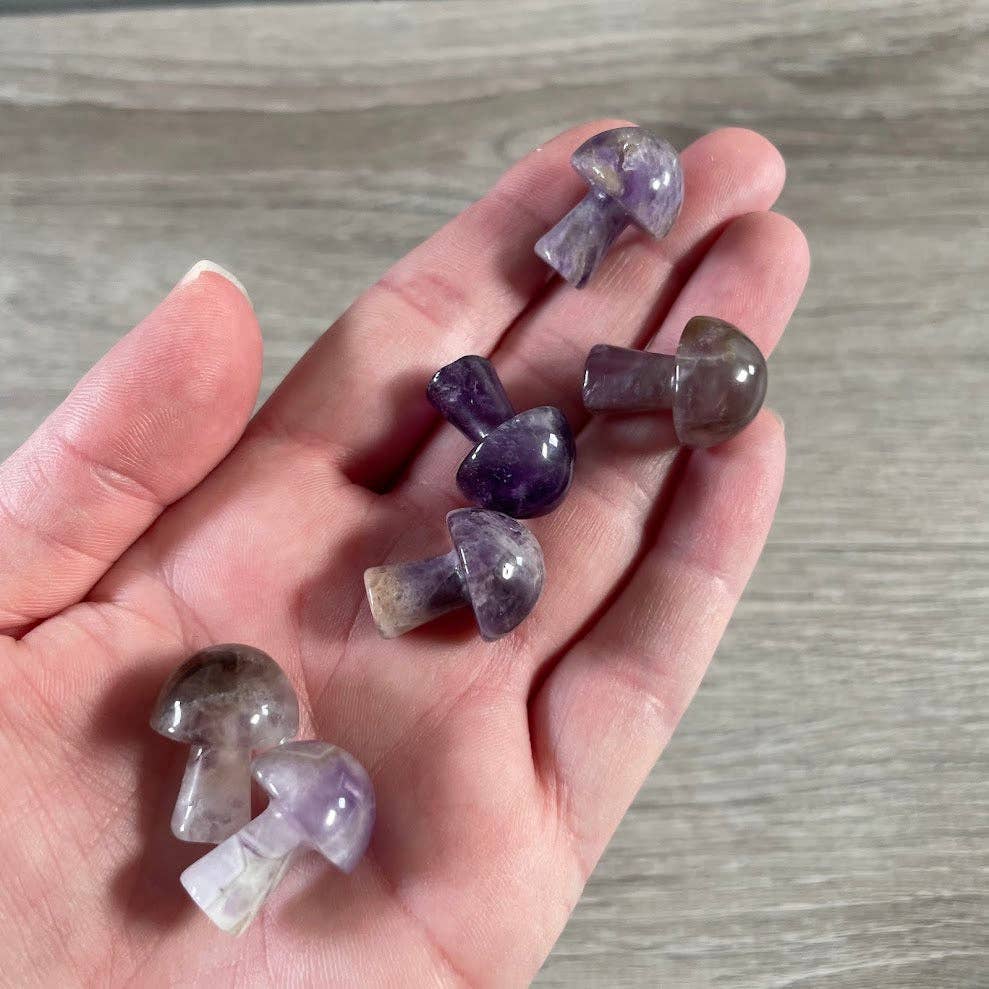 Small Gemstone Mushrooms