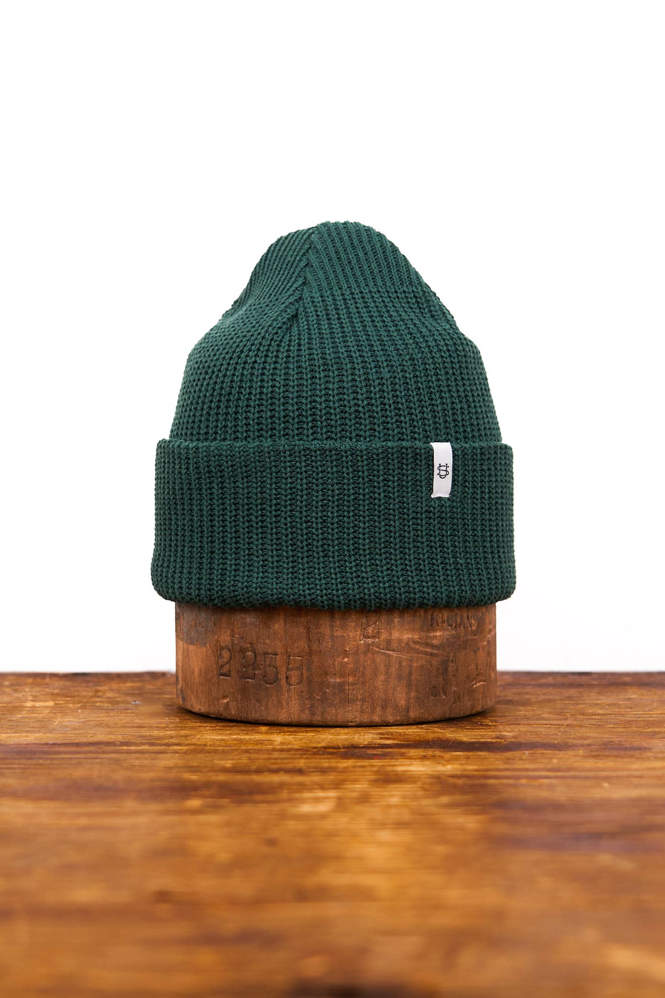 Upstate Stock Adirondack Green Upcycled Cotton Watchcap