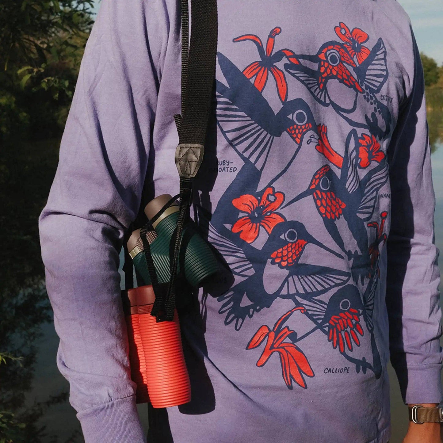 Bird Collective - Hummingbirds Long Sleeve Tee