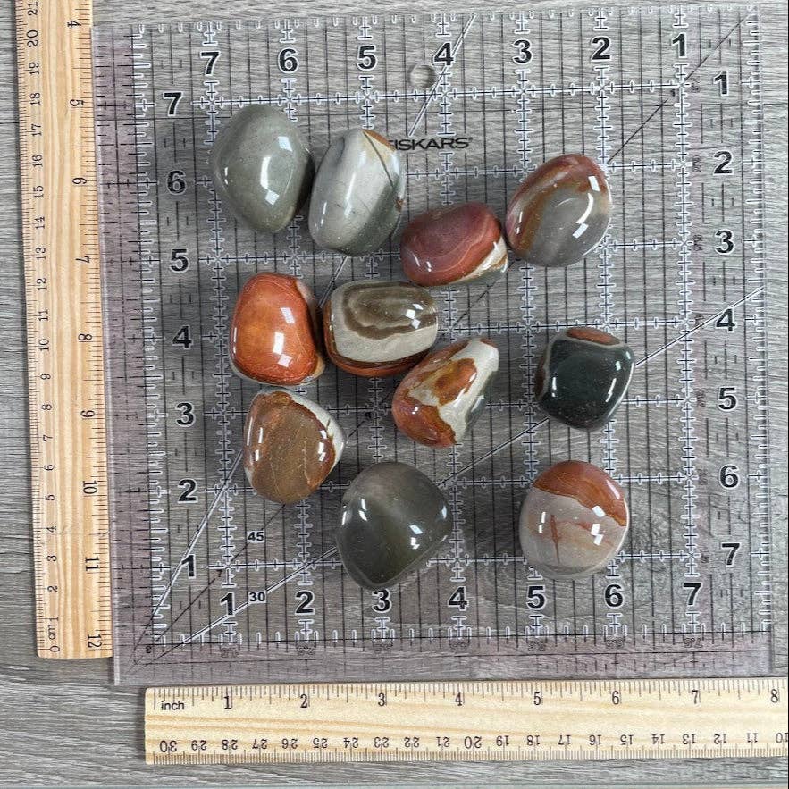 Polychrome Jasper Tumbled Stones – Keystone Crystals