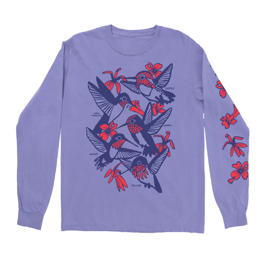 Bird Collective - Hummingbirds Long Sleeve Tee