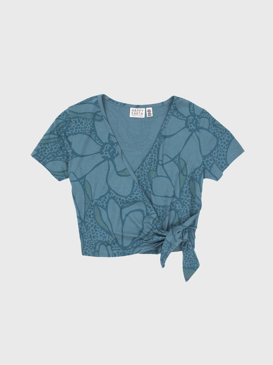 Happy Earth - Wrap Crop Top | Oasis