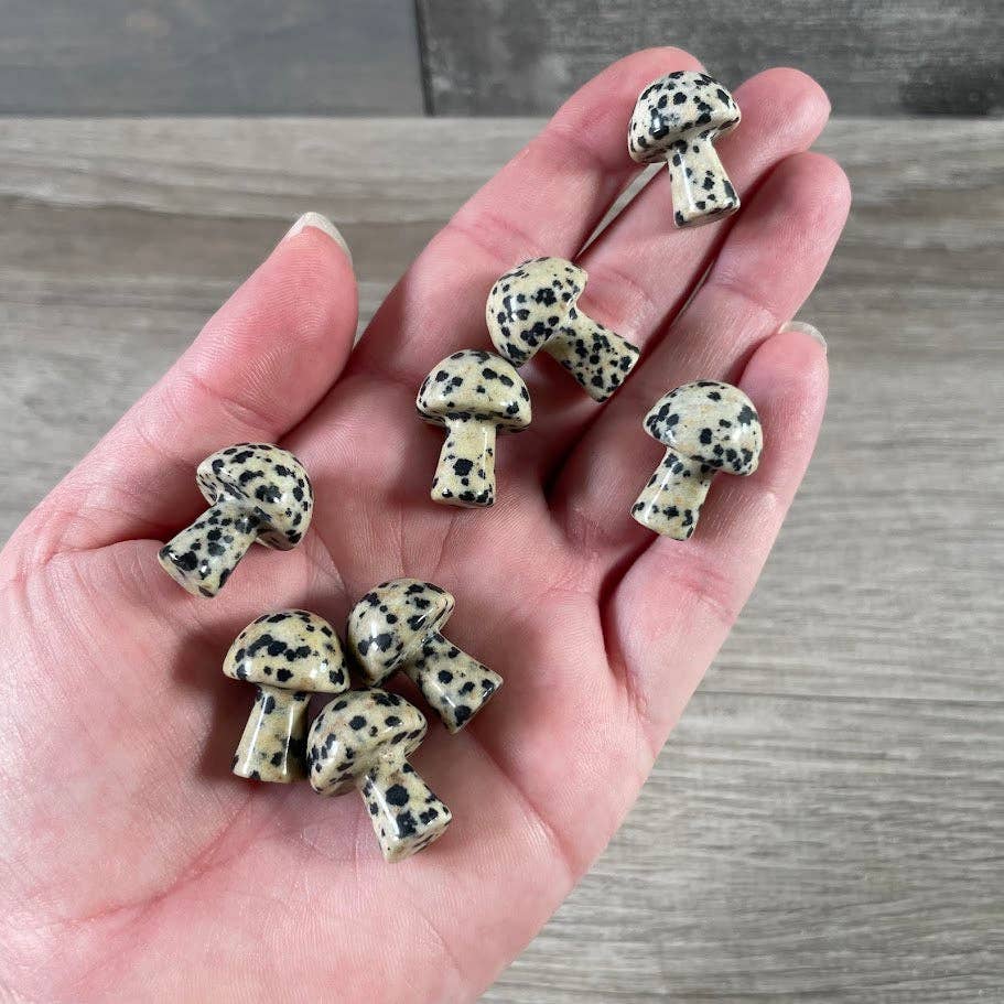 Small Gemstone Mushrooms