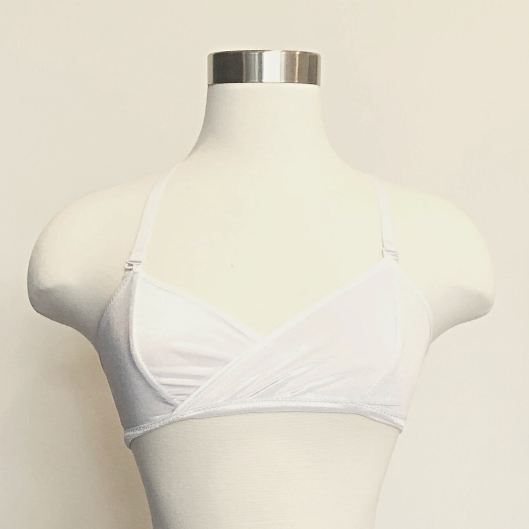 Purple Velvet Bralette // purple velour top, wrap bra, comfort