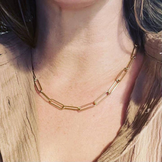 NK-431 | 2-Way Paperclip Chain or Lariat