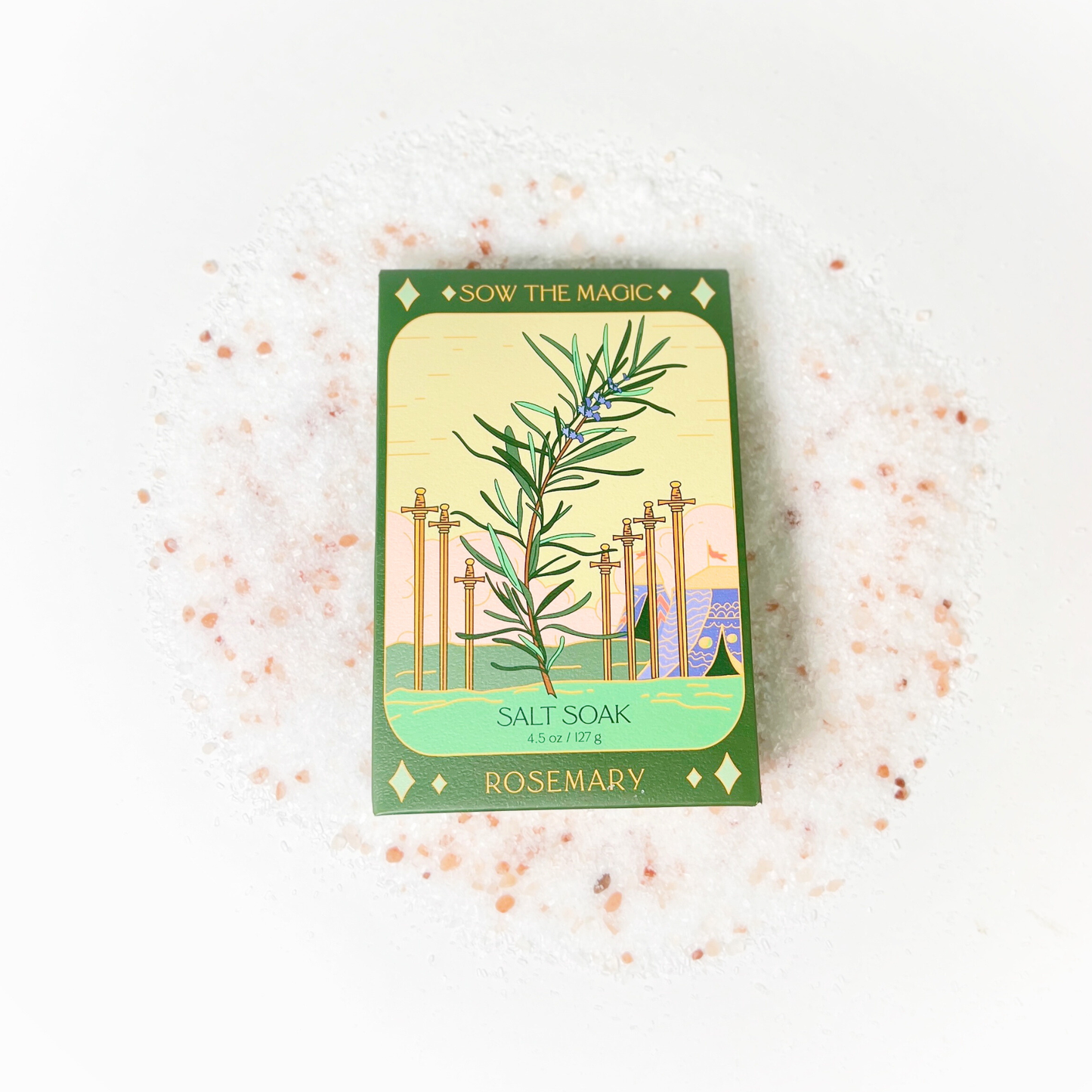 Sow the Magic - Rosemary Tarot Bath Salt Soak