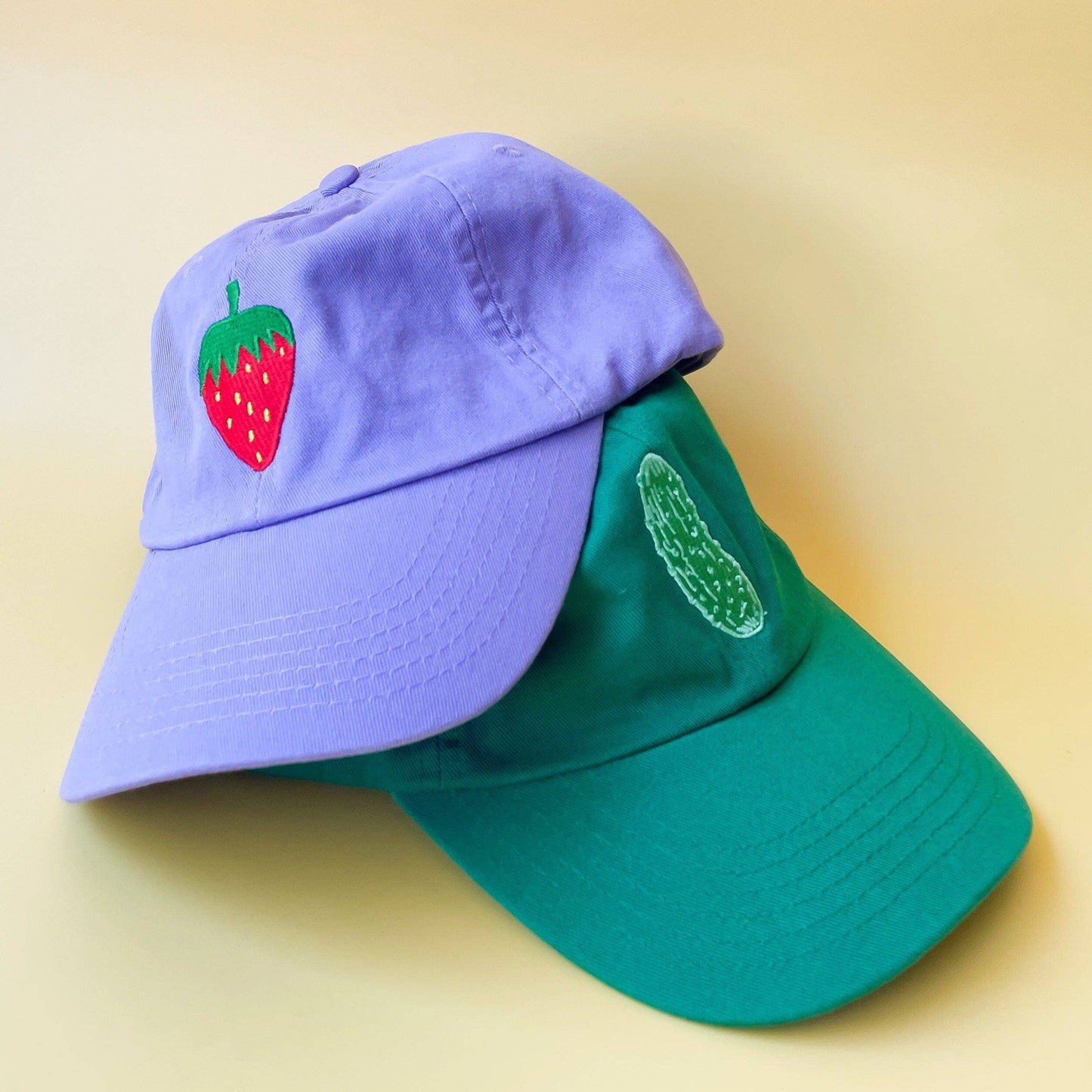Jenny Lemons - Embroidered Strawberry Hat
