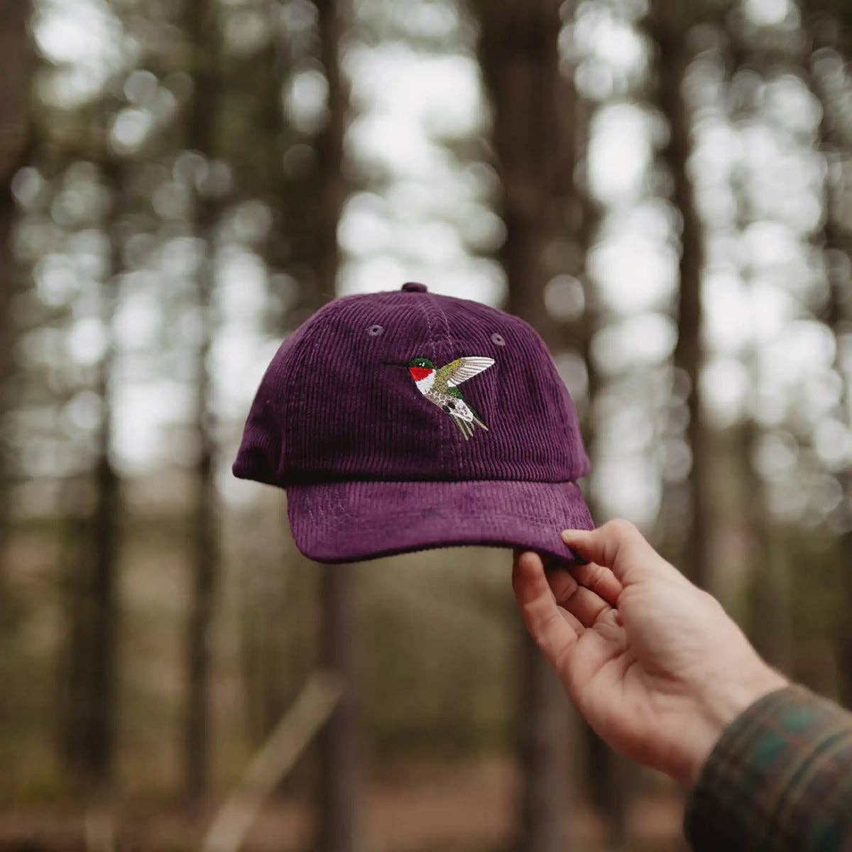 Bird Collective - Ruby-throated Hummingbird Corduroy Hat