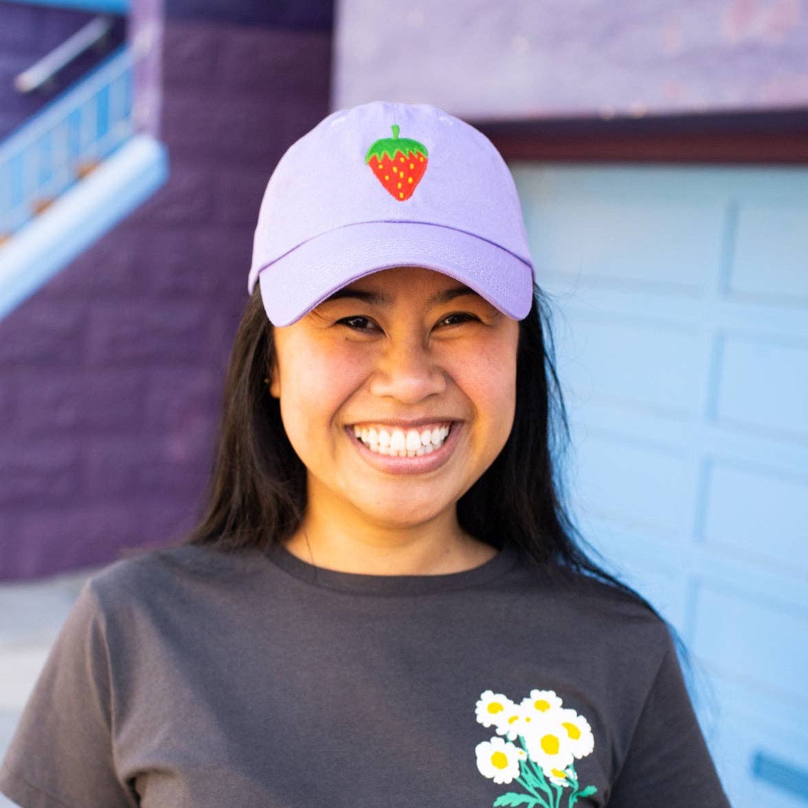 Jenny Lemons - Embroidered Strawberry Hat