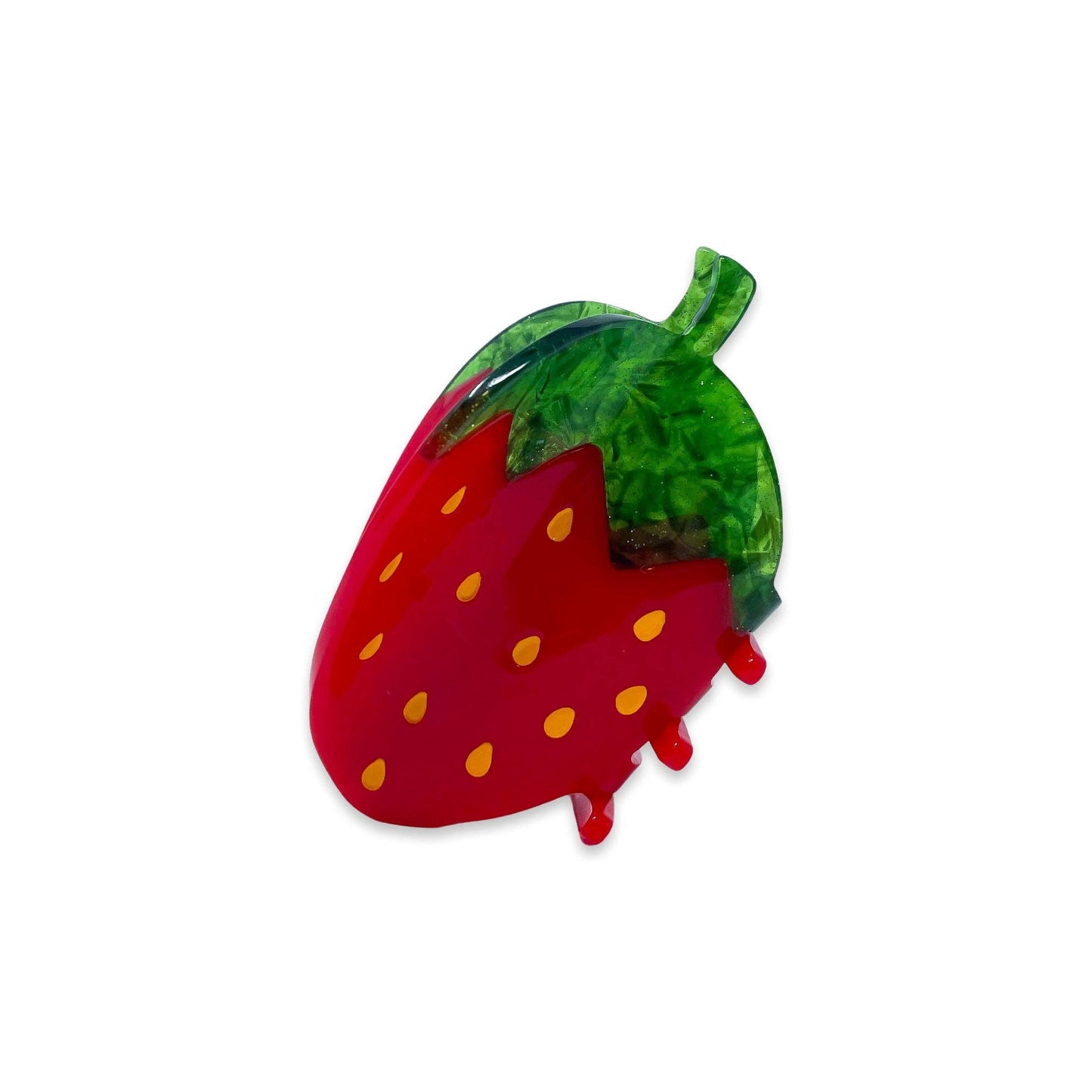 Jenny Lemons Midi Red Strawberry Hair Claw Clip