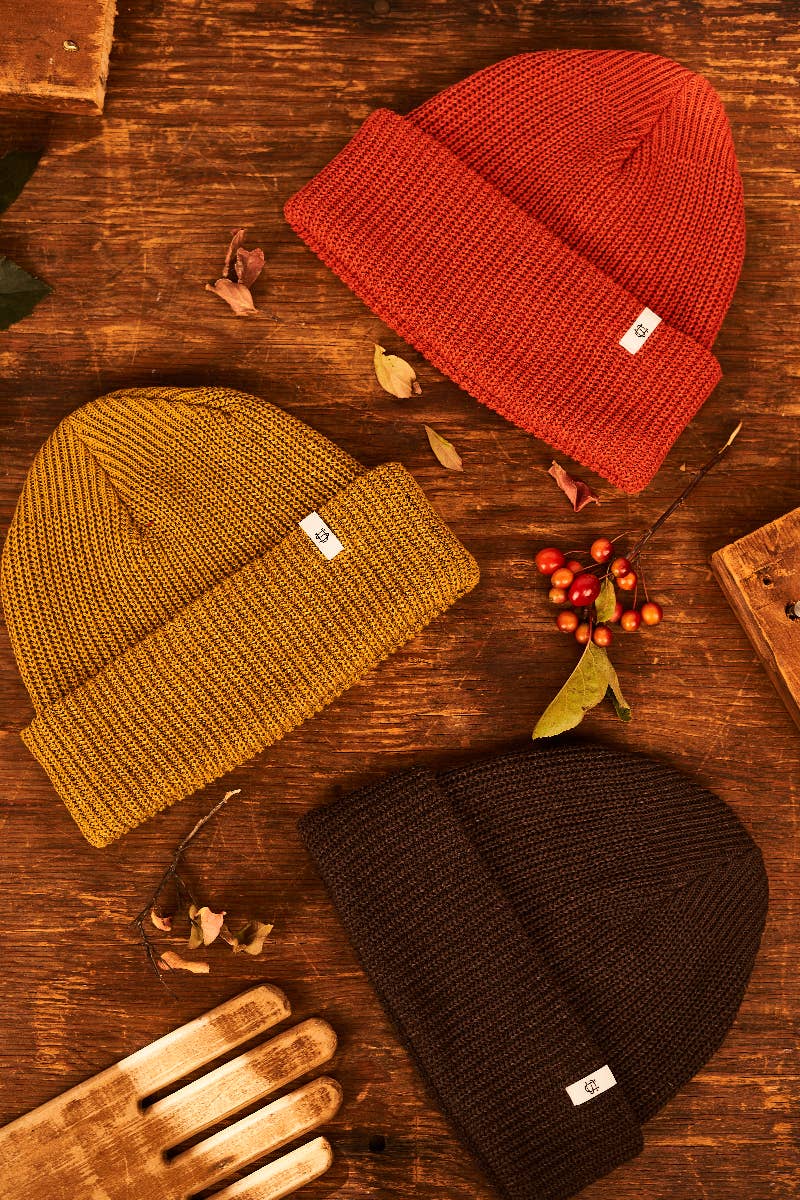 Upstate Stock - Coffee Upcycled Cotton Watchcap