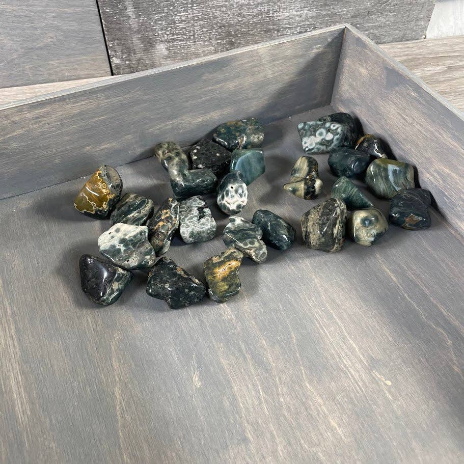 Keystone Crystals - Ocean Jasper Tumbled Stones