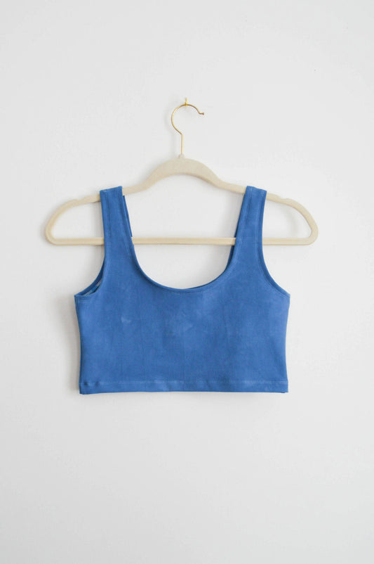 May and Mary Hand Dyed Bra Top - Sea