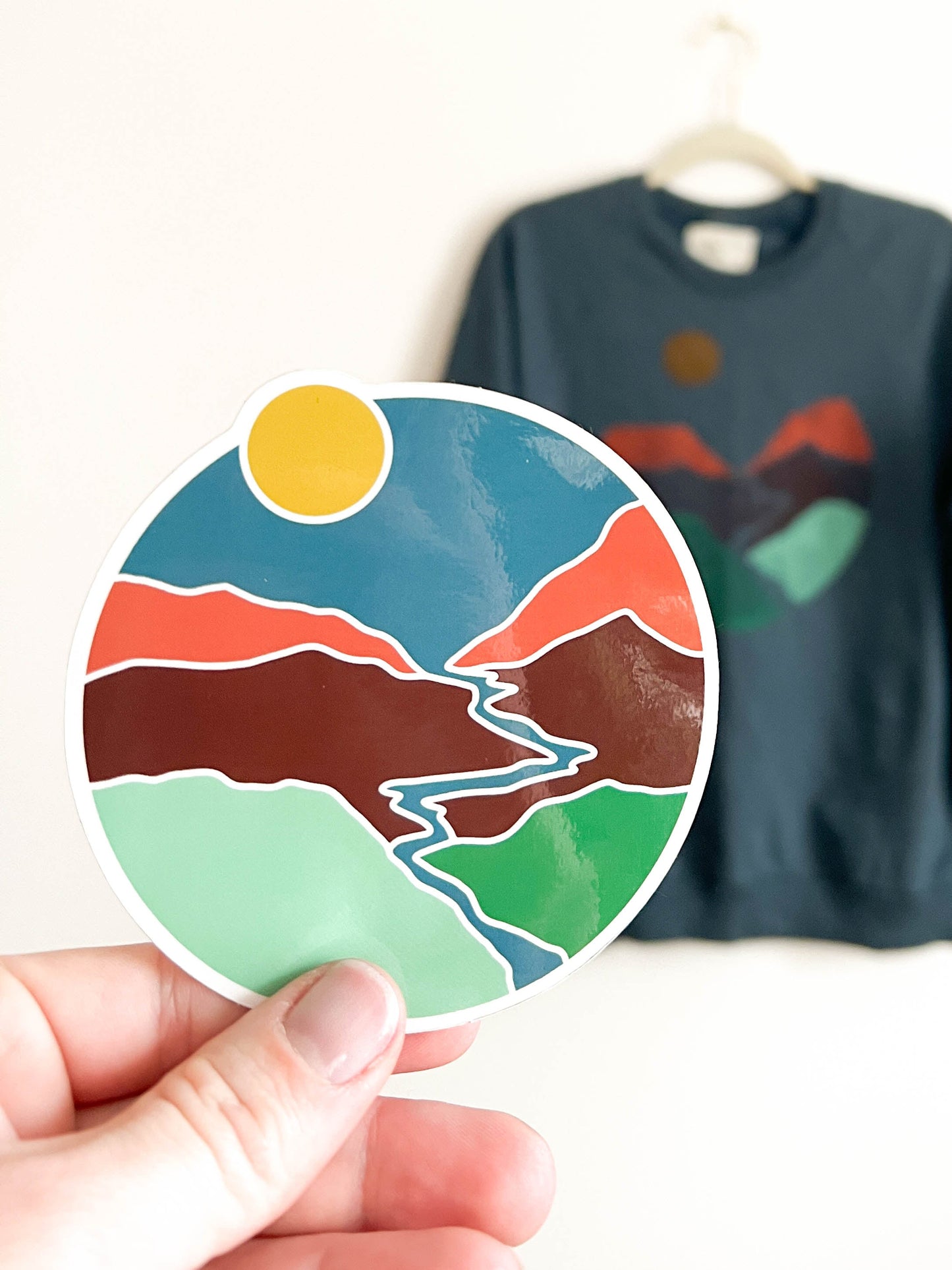 May and Mary Landscape Sticker
