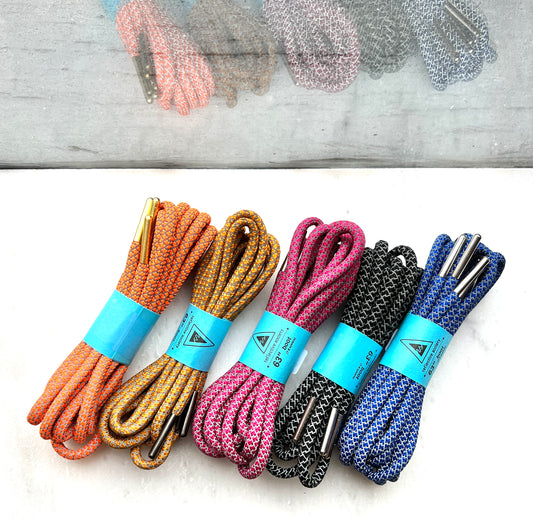Reflective Society Round Boot Laces