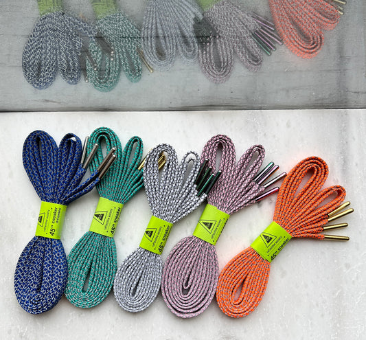 Reflective Society Flat Sneaker Laces