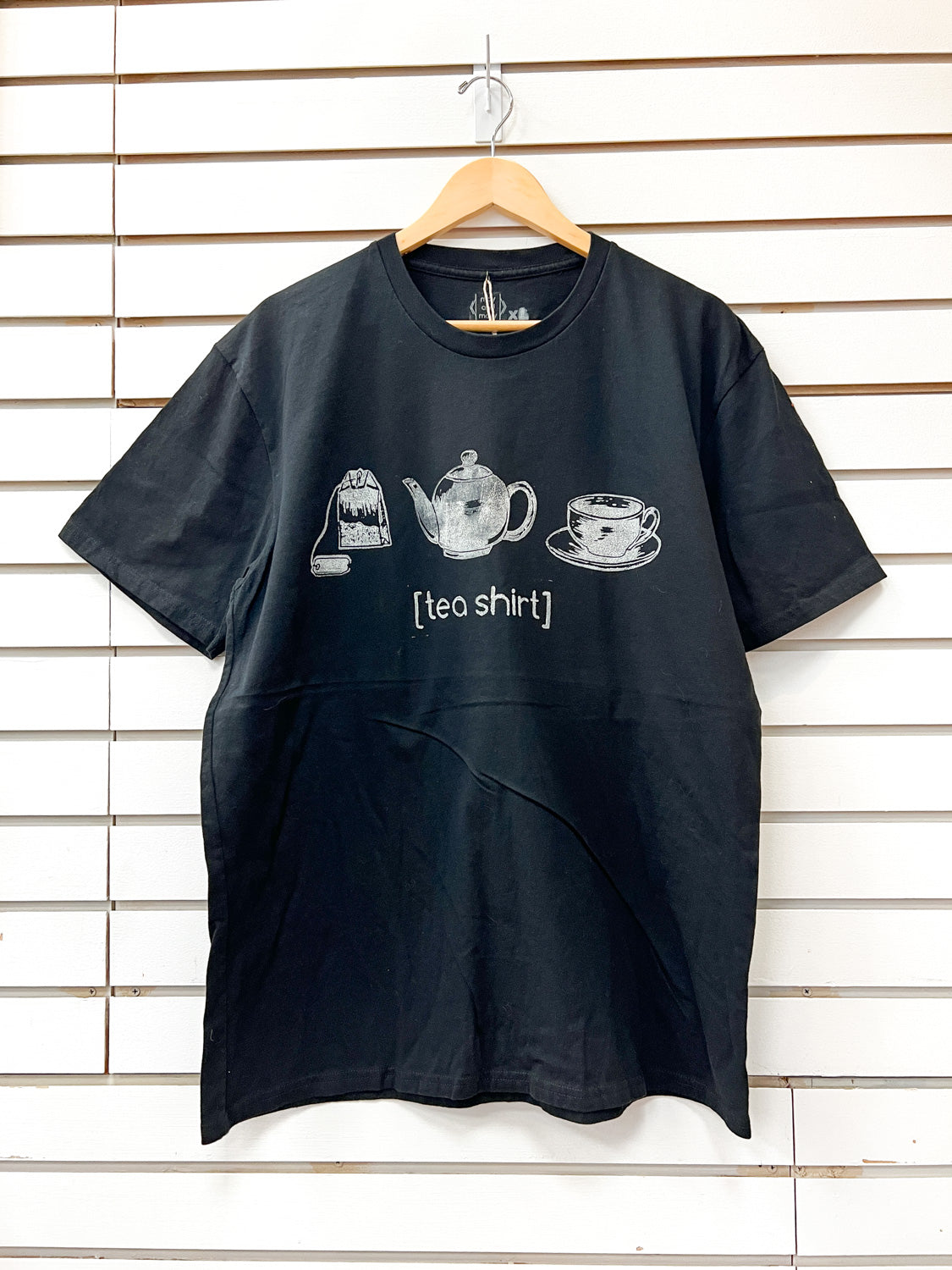 May and Mary Tea Shirt - Short Sleeve Organic Cotton - Black