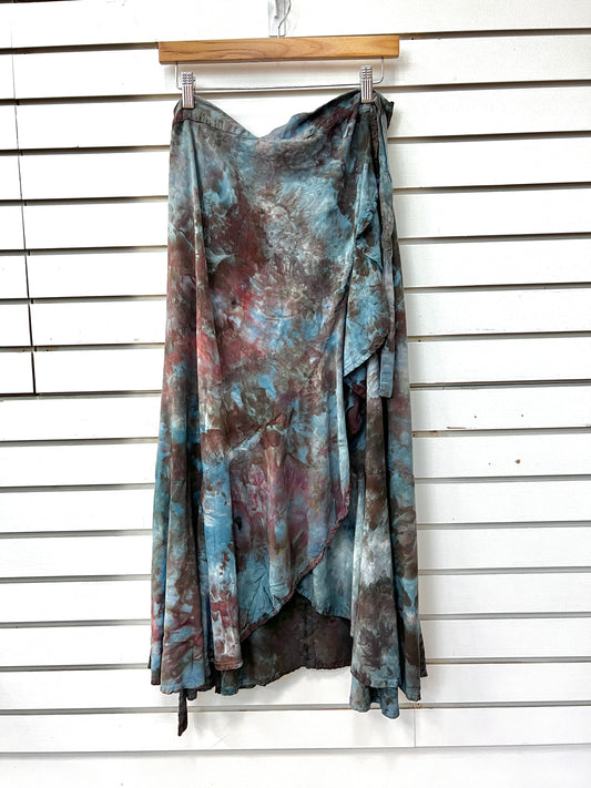 May and Mary ice dyed wrap skirt - New Spring