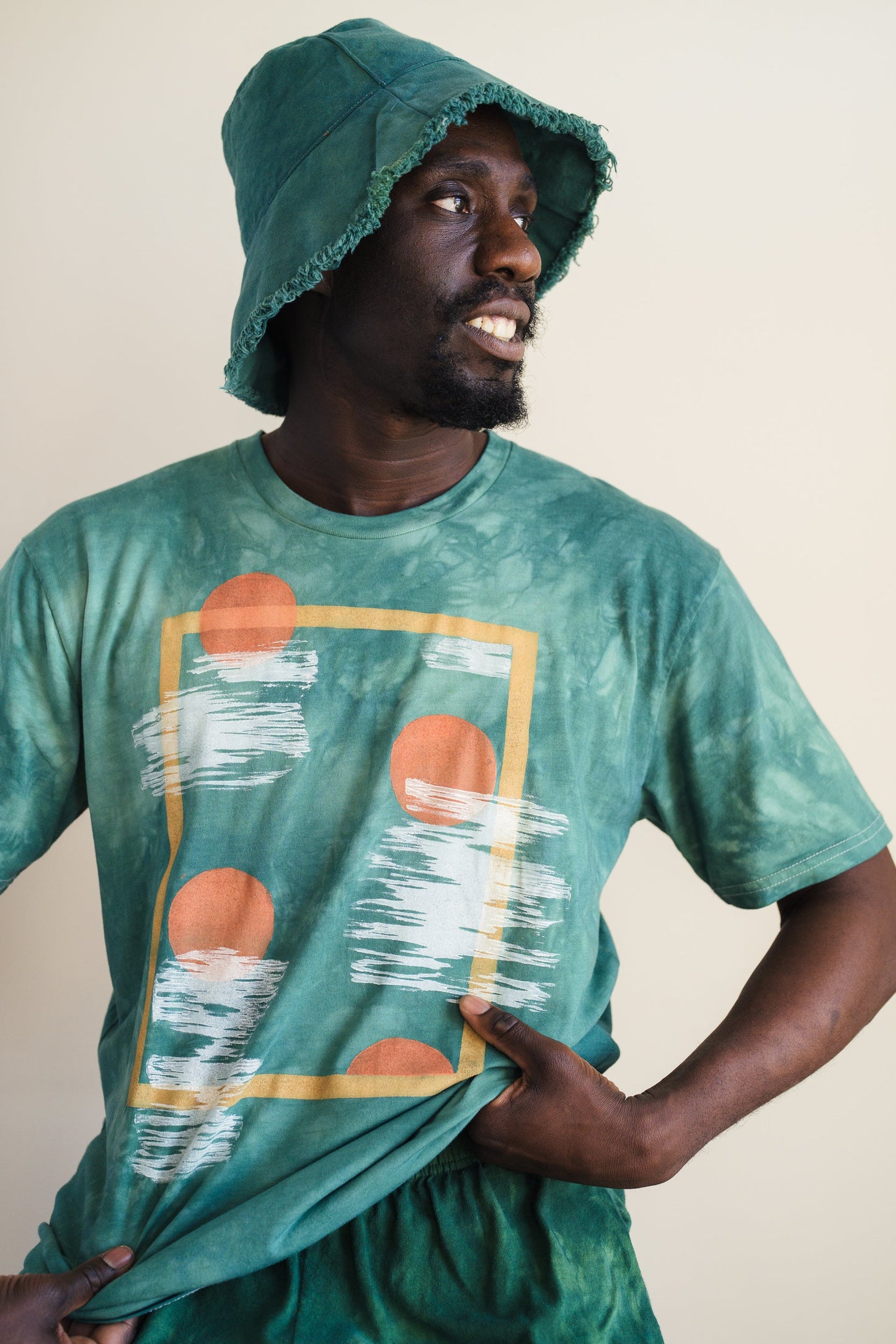 May and Mary Short Sleeve Bamboo T-Shirt - Forest Birch