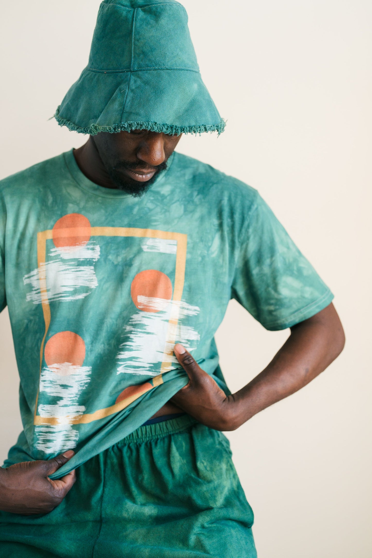 May and Mary Short Sleeve Bamboo T-Shirt - Forest Birch