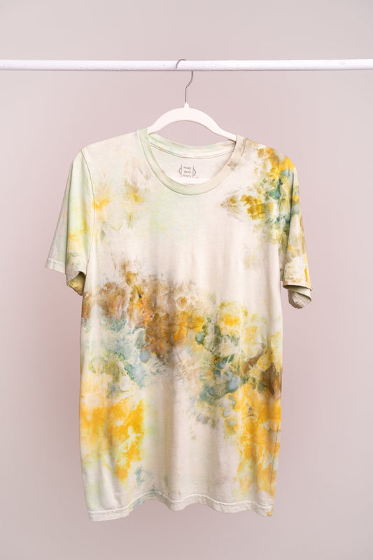 May and Mary Hand dyed Bamboo T-Shirt - Goldenrod
