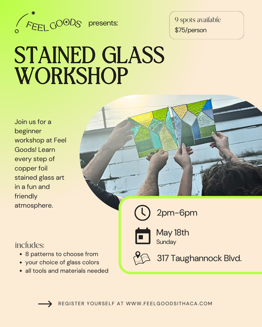 May 18th Stained Glass Workshop