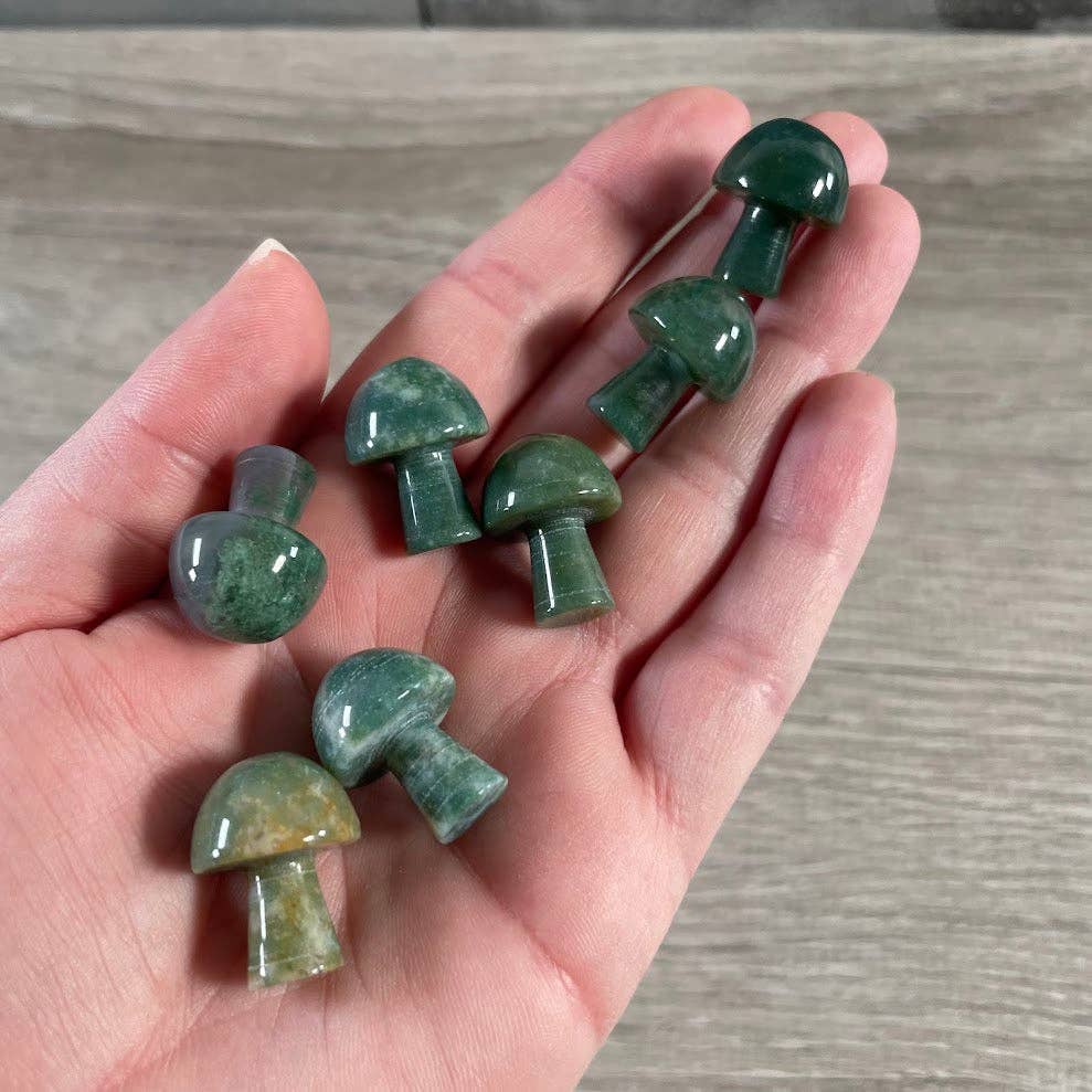 Small Gemstone Mushrooms