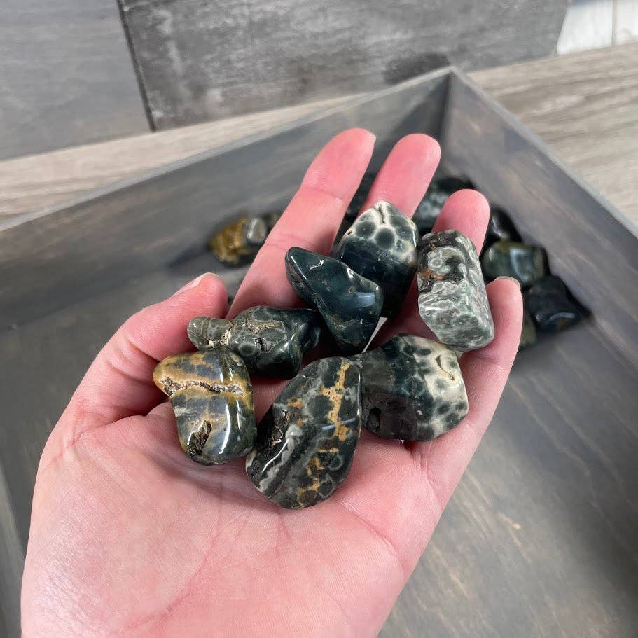 Keystone Crystals - Ocean Jasper Tumbled Stones