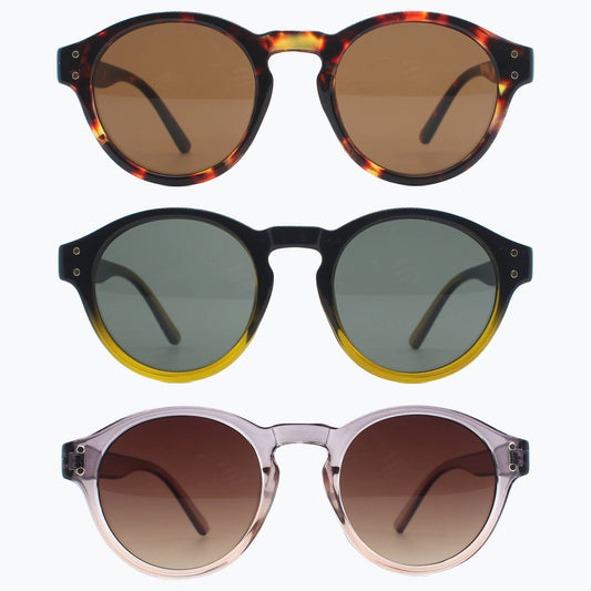 Jaxy - Sunset Theory - Vintage Round Sunglasses for Women & Men