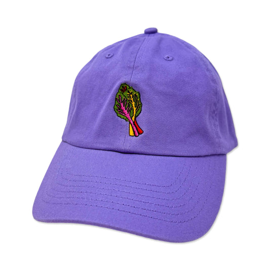 Jenny Lemons - Embroidered Rainbow Chard Hat